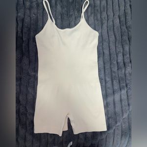 Womens cream romper